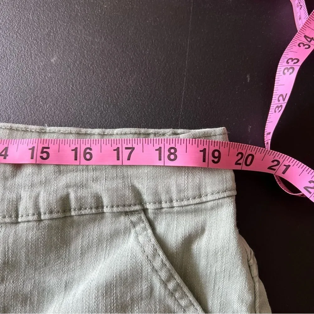 LOGO by Lori Goldstein Sage Green Boyfriend Pants size 18 W